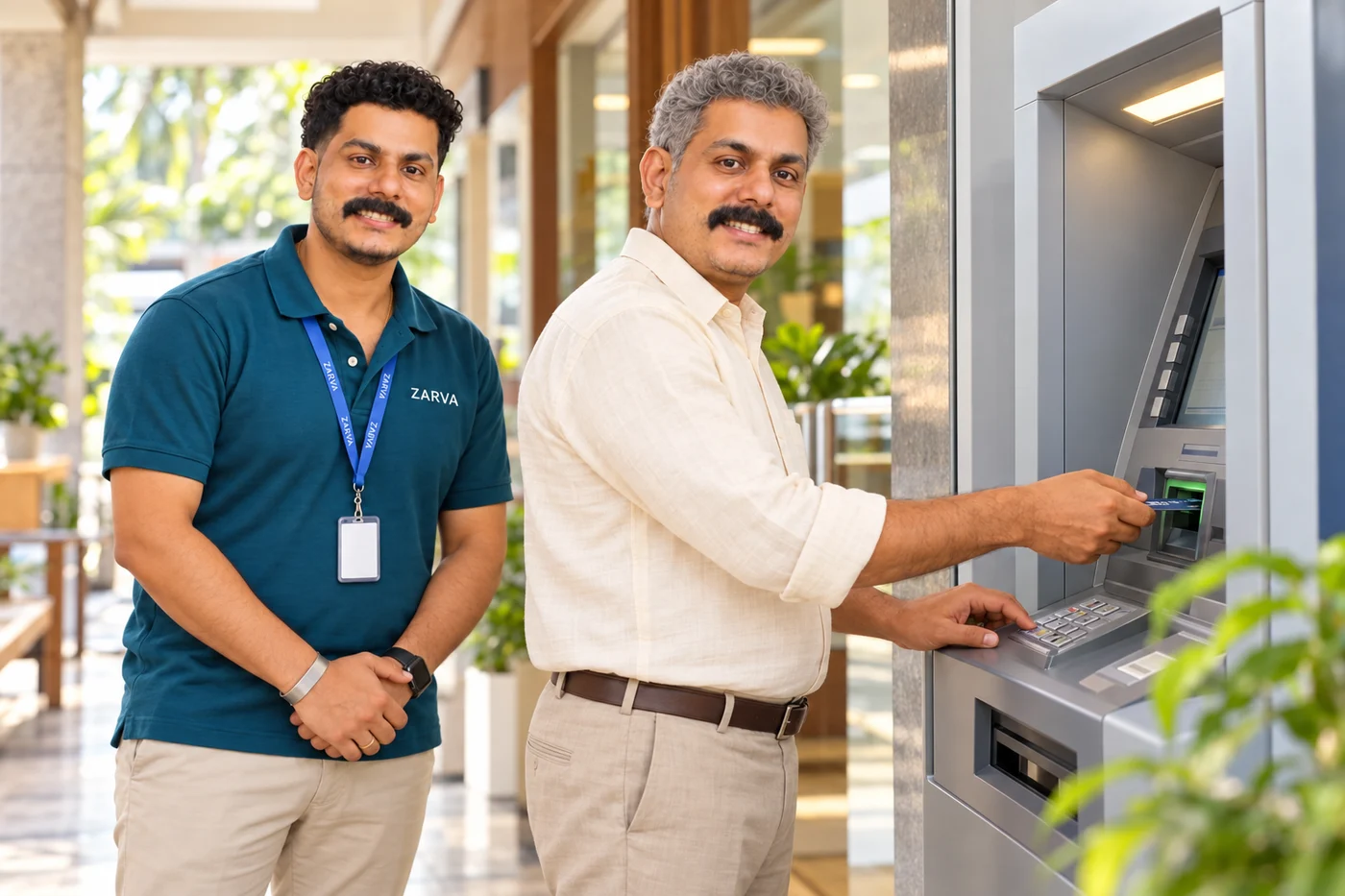 Zarva illustration: An ATM stop