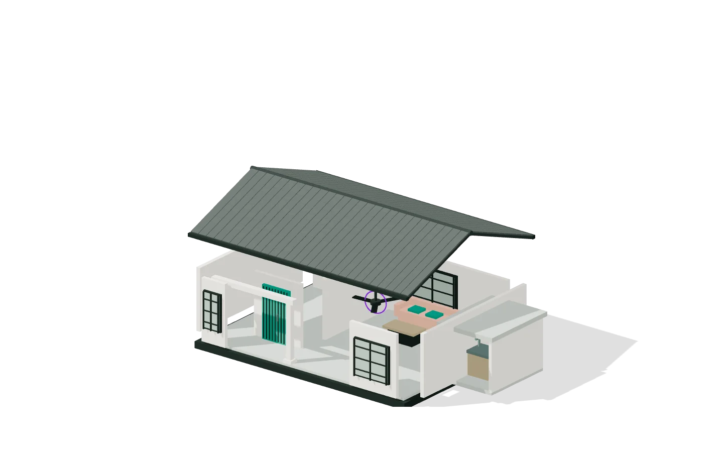 Illustrated home-service journey: Rooms